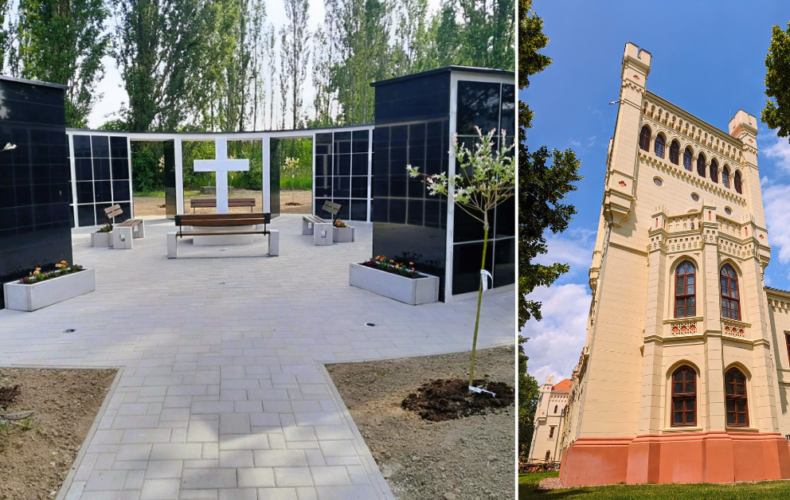 V Galante vyrástlo nadčasové oblúkové kolumbárium. Nové pietne miesto s mnohými pozitívami nájdeme na novom cintoríne
